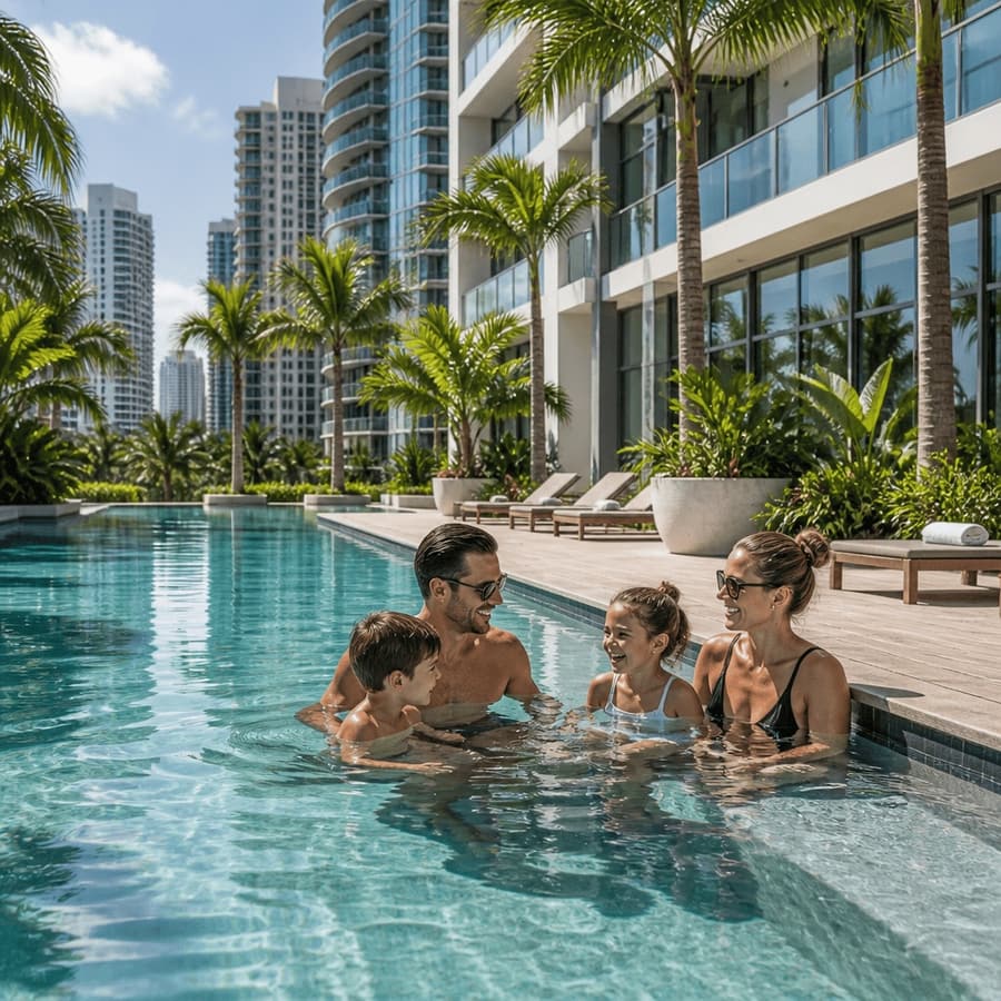 Central Tower — Pool Deck